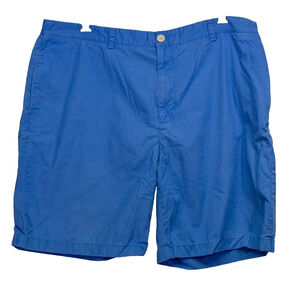 Men's Chino Shorts Size 40 VINEYARD VINES 9" Breaker Short Blue 100% Cotton